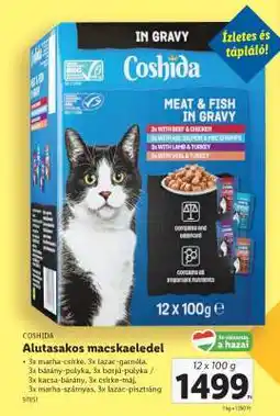 Lidl Coshida Alutasakos macskaeledel ajánlat