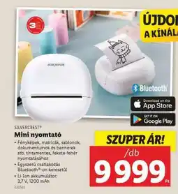 Lidl SILVERCREST Mini nyomtató ajánlat