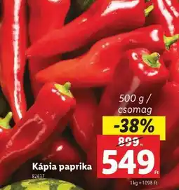 Lidl Kápia paprika ajánlat