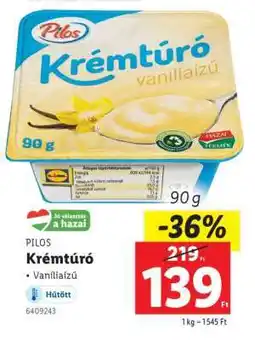 Lidl Pilos Krémtúró ajánlat