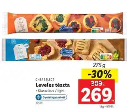 Lidl Chef Select Leveles tészta ajánlat