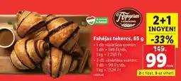 Lidl Fahéjas tekercs, 65 g ajánlat