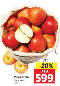 Lidl Piros alma ajánlat