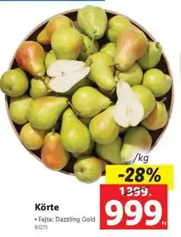 Lidl Körte ajánlat