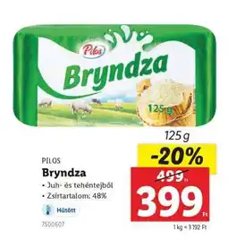 Lidl PILOS Bryndza ajánlat