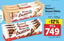 Lidl KINDER Bueno / Bueno White ajánlat