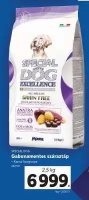 Lidl SPECIAL DOG Gabonamentes száraztáp ajánlat