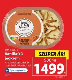 Lidl BON GELATI Vaníliaízű jégkrém ajánlat