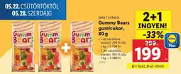 Lidl Gummy Bears gumicukor, 80 g ajánlat