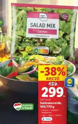 Lidl CHEF SELECT Salátakeverék ajánlat