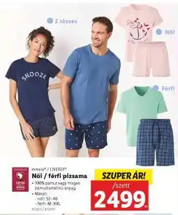 Lidl Női / férfi pizsama ajánlat