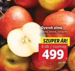Lidl Gyerek alma ajánlat