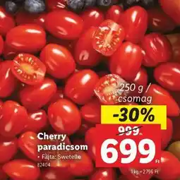 Lidl Cherry paradicsom ajánlat