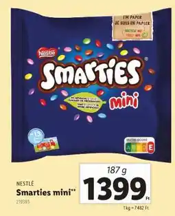 Lidl SMARTIES MINI ajánlat