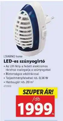 Lidl LIVARNO HOME LED-es szúnyogirtó ajánlat