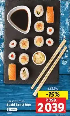 Lidl Sushi box 2 főre ajánlat
