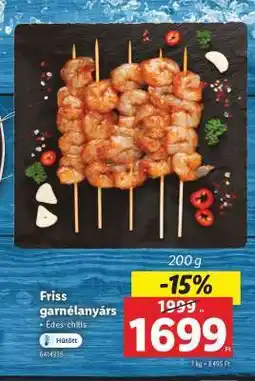 Lidl Friss garnélanyárs ajánlat