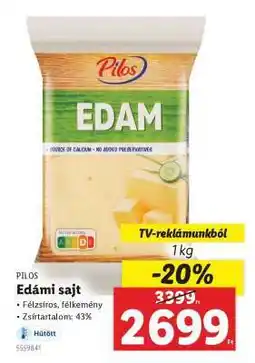 Lidl Edámi sajt ajánlat