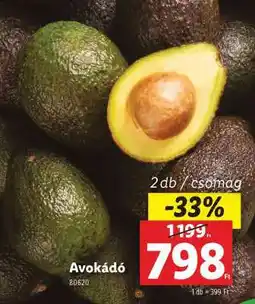 Lidl Avokádó ajánlat