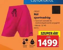 Lidl CRIVIT Női sportnadrág ajánlat