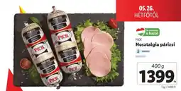 Lidl Nosztalgia párizsi ajánlat