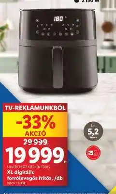 Lidl SILVERCREST KITCHEN TOOLS XL digitális forrólevegős fritőz ajánlat