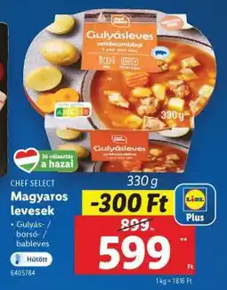 Lidl Chef Select Magyaros levesek ajánlat