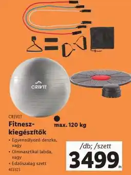 Lidl CRIVIT Fitnesz-kiegészítők ajánlat