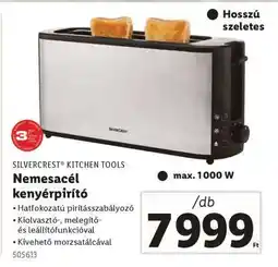 Lidl SILVERCREST KITCHEN TOOLS Nemesacél kenyérpirító ajánlat