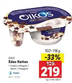 Lidl Oikos Édes Kettes ajánlat
