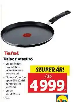 Lidl Tefal Palacsintasütő ajánlat