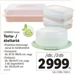 Lidl LIVARNO home Torta-/ételtartó ajánlat