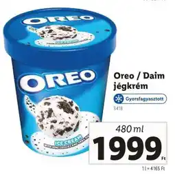 Lidl Oreo / Daim jégkrém ajánlat