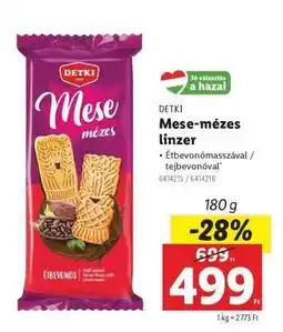 Lidl DETKI Mese mézes linzer ajánlat