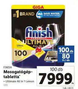 Lidl FINISH Mosogatógép-tabletta ajánlat