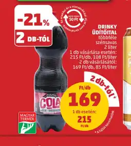 PENNY Drinky üdítőital ajánlat