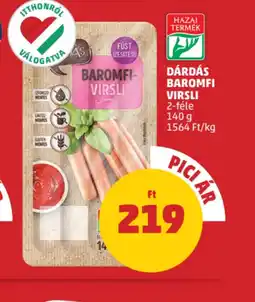 PENNY Dárdás Baromfi Virsli ajánlat