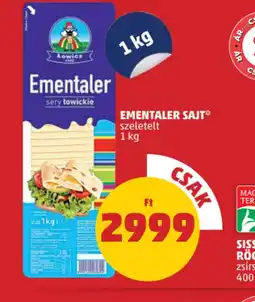 PENNY Ementaler Sery Lowickie ajánlat