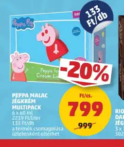 PENNY Peppa Malac Jégkrém Multipack ajánlat