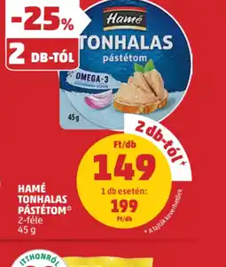 PENNY Hamé Tonhalas Pástétom ajánlat