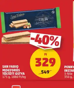 PENNY San Fabio Mogyors Töltött Ostya ajánlat