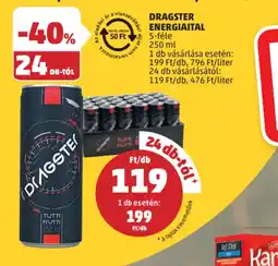 PENNY Dragster Energiaital ajánlat