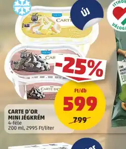 PENNY Carte D'or Mini Jégkrém ajánlat