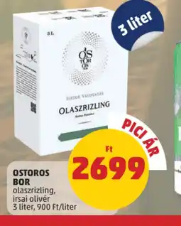 PENNY Ostoros Bor ajánlat