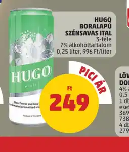 PENNY Hugo Boralapú Szénsavas Ital ajánlat