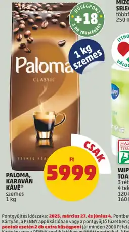 PENNY Paloma Karaván Kávé ajánlat