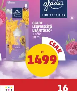 PENNY Glade Légfrissítő Utántöltő ajánlat