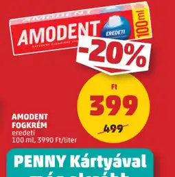 PENNY Amodent Fogkrém ajánlat