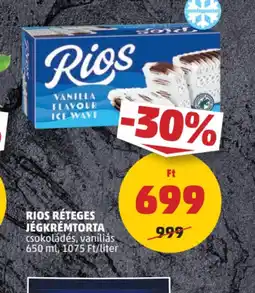 PENNY Rios Réteges Jégkrémtorta ajánlat