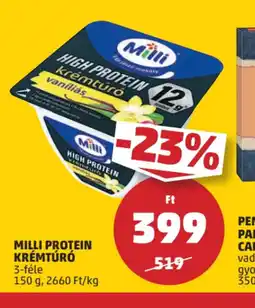 PENNY Milli Protein Krémtúr ajánlat